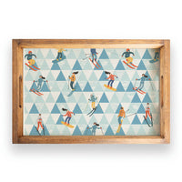 Modern Mountain Serving Tray