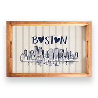 Boston Heart Skyline Serving Tray