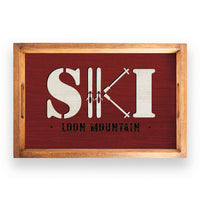 Ski Personalized Serving Tray