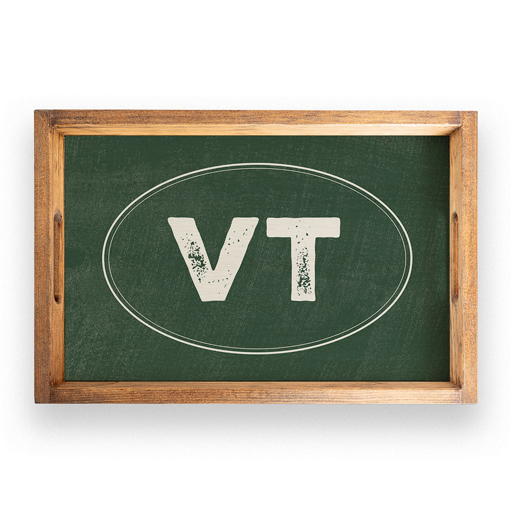 Vermont VT Logo Serving Tray