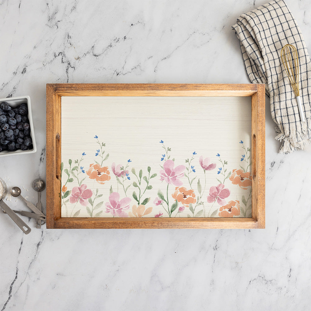 Wildflowers Serving Tray
