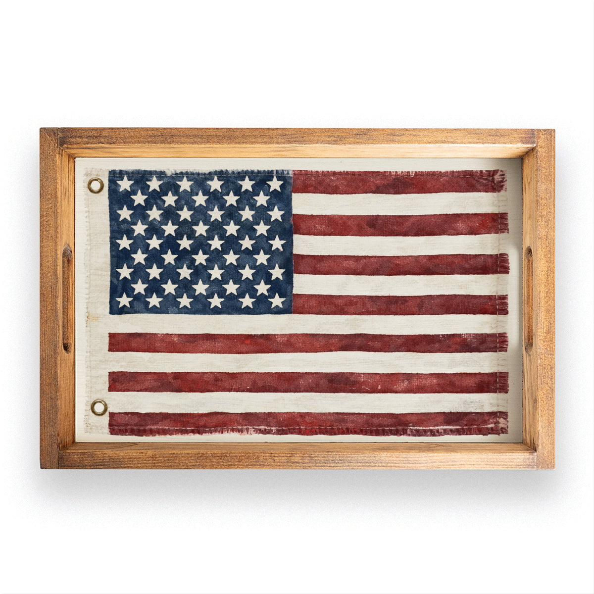 American Vintage Flag Serving Tray