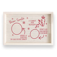 Dear Santa Serving Tray