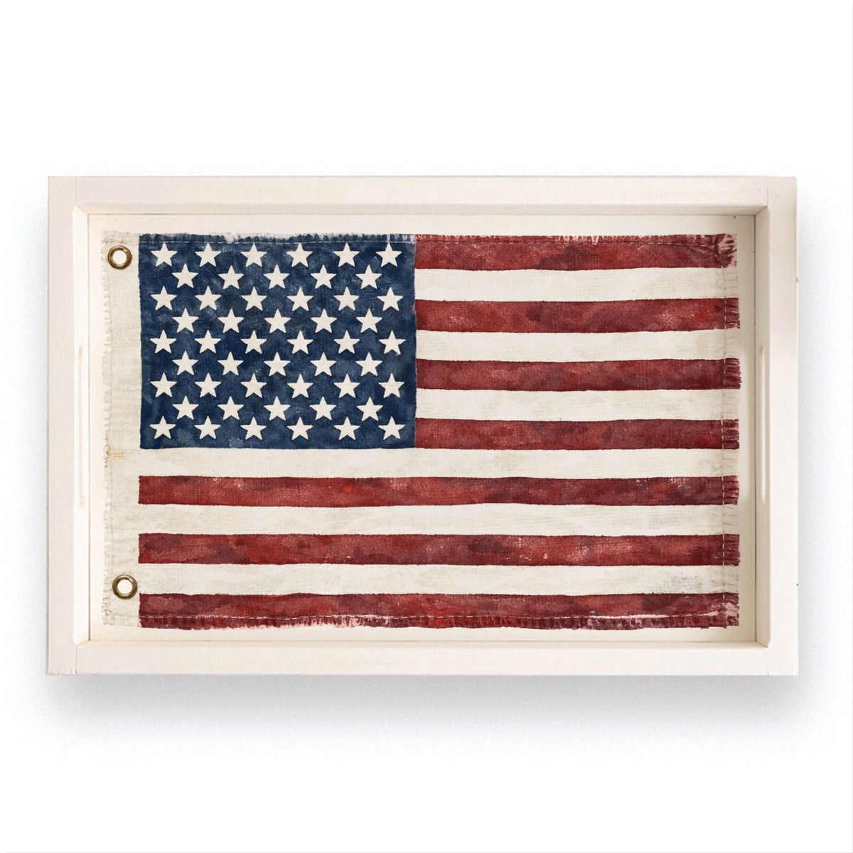 American Vintage Flag Serving Tray