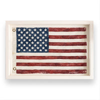American Vintage Flag Serving Tray