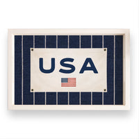 Americana Stripe Serving Tray