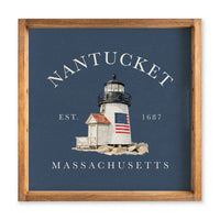 Nantucket Brant Point Lighthouse Serving Tray