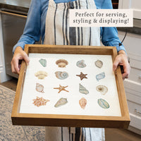 Shell Icons Serving Tray