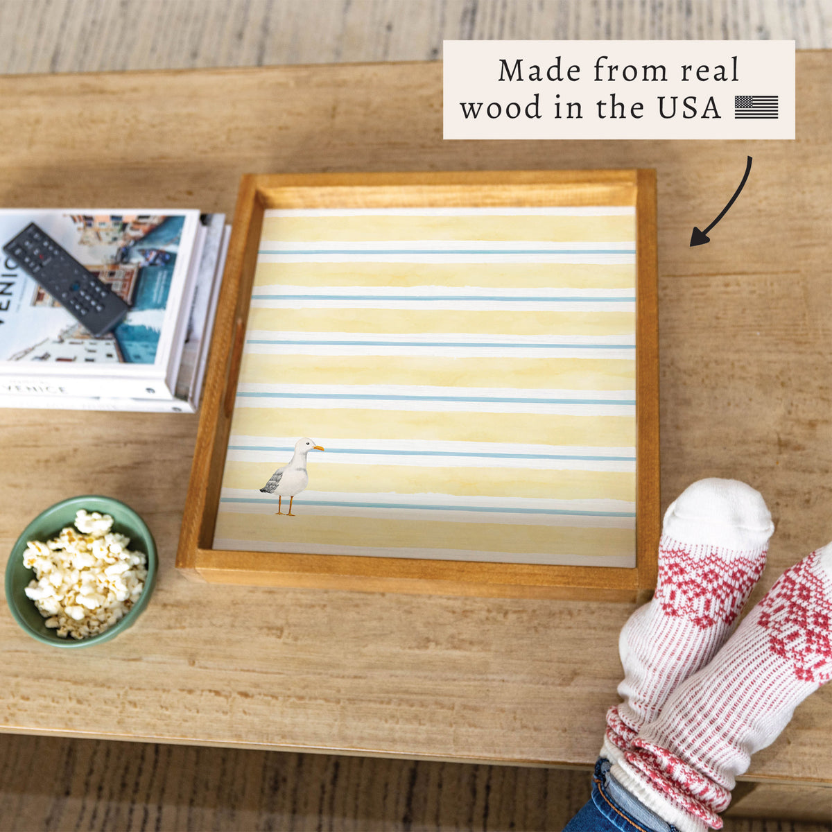 Seagull Stripe Serving Tray