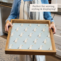 Seagull Pattern Serving Tray