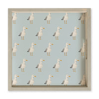 Seagull Pattern Serving Tray