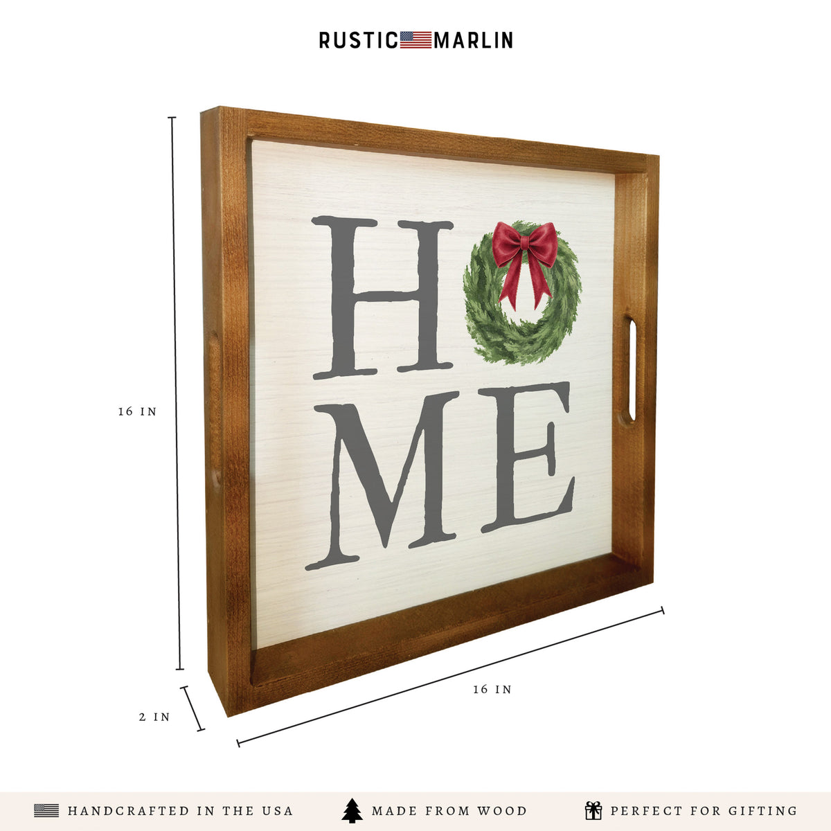 Holiday Home Serving Tray