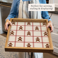 Gingerbread Man Serving Tray