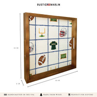 Green Bay Football Icons Serving Tray
