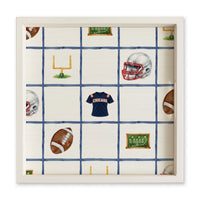 Chicago Football Icons Serving Tray