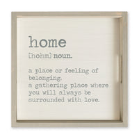Home Definition Serving Tray