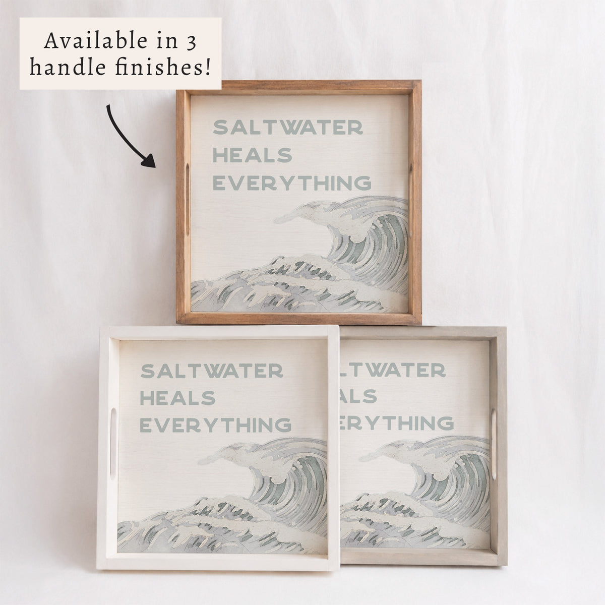 Saltwater Heals Everything Serving Tray