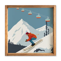 Bluebird Ski Day Serving Tray