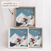 Bluebird Ski Day Serving Tray