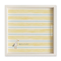 Seagull Stripe Personalized Serving Tray