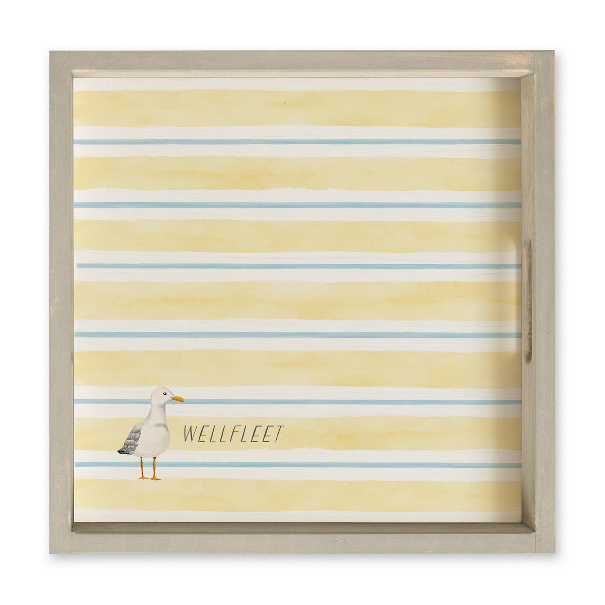 Seagull Stripe Personalized Serving Tray