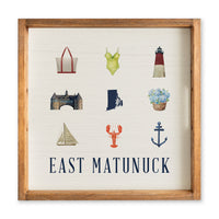 Rhode Island Icons Personalized Serving Tray