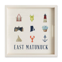 Rhode Island Icons Personalized Serving Tray
