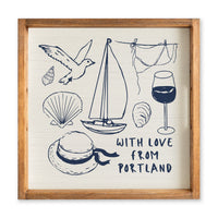 With Love From Personalized Serving Tray