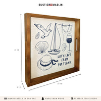 With Love From Personalized Serving Tray