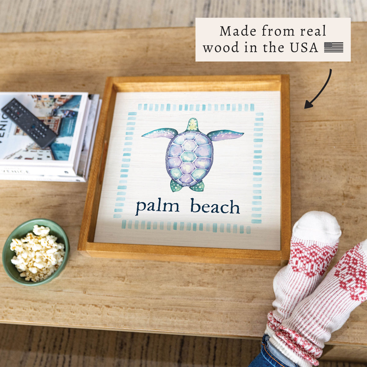 Sea Turtle Personalized Serving Tray