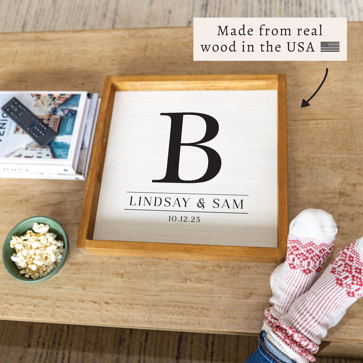 Initial Personalized Serving Tray