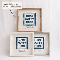 Home Sweet Home Stamp Personalized Serving Tray