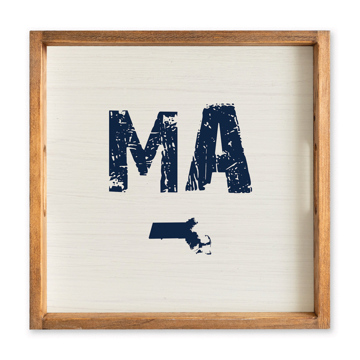 Rustic State Personalized Serving Tray