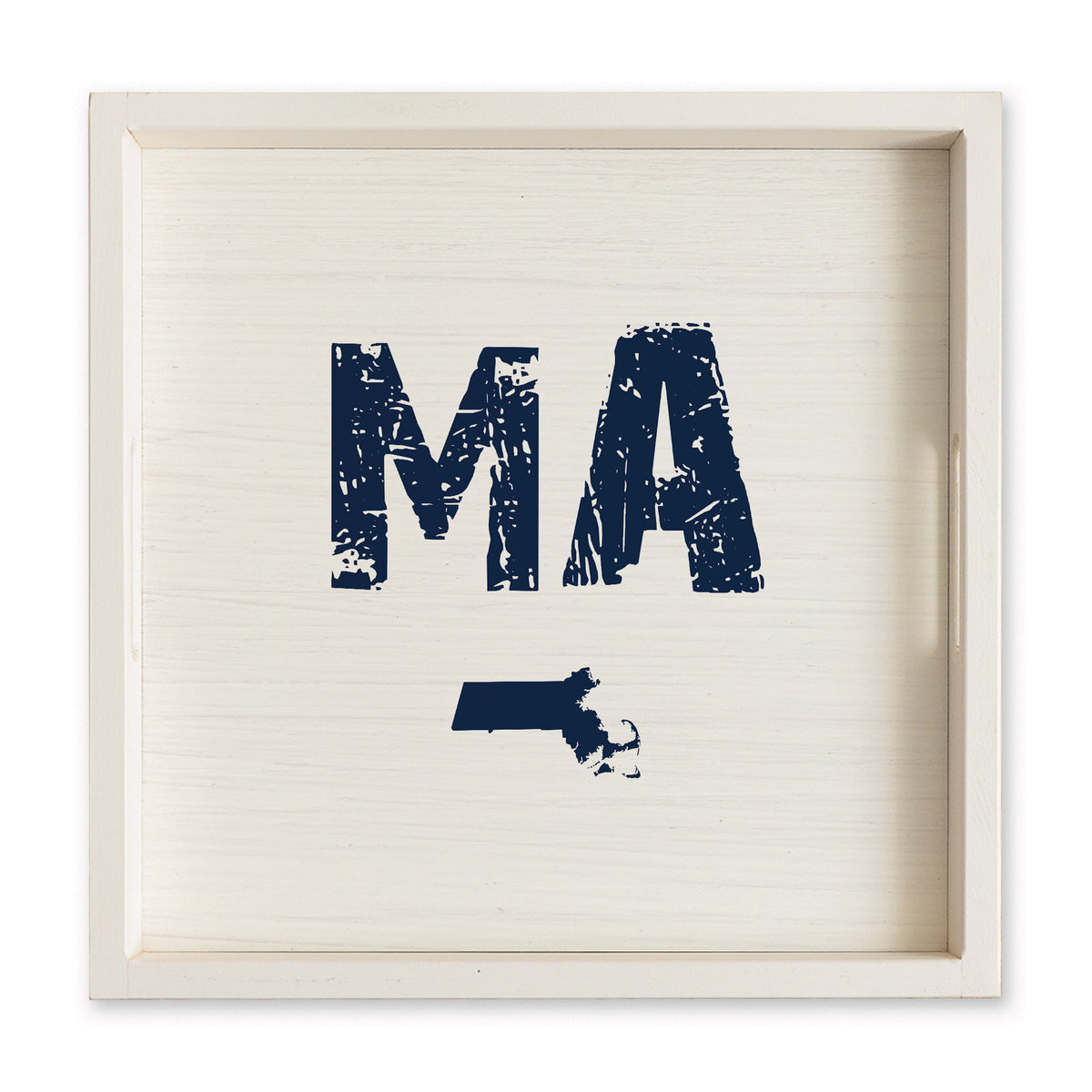 Rustic State Personalized Serving Tray