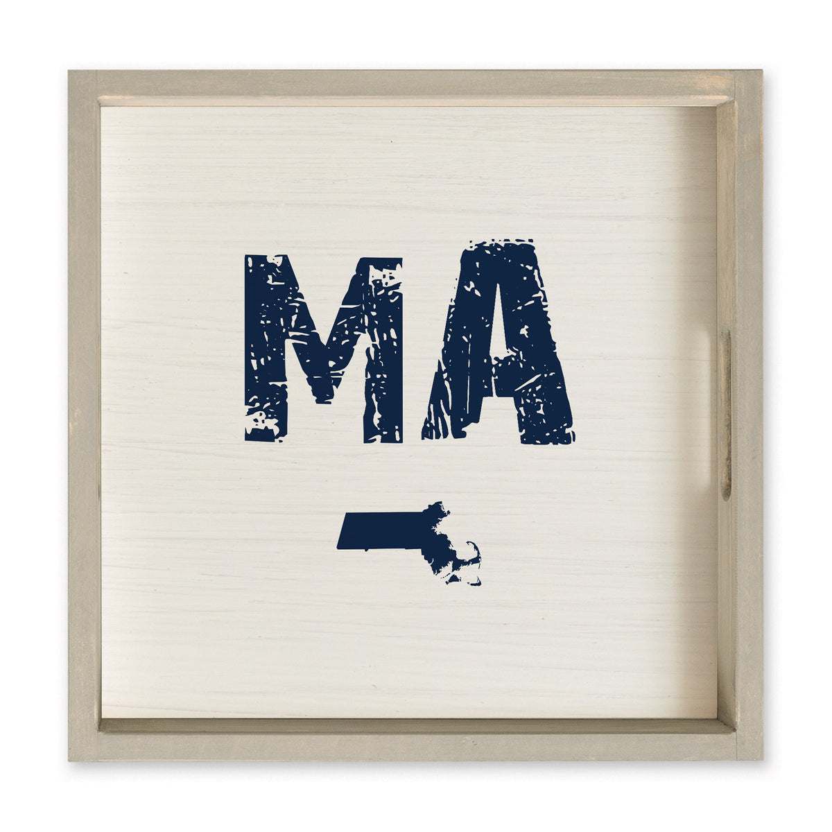 Rustic State Personalized Serving Tray
