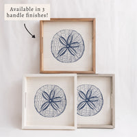 Sand Dollar Sketch Serving Tray