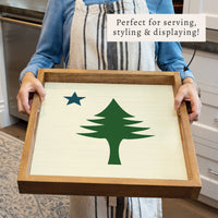 Maine Flag Serving Tray