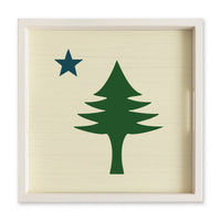 Maine Flag Serving Tray