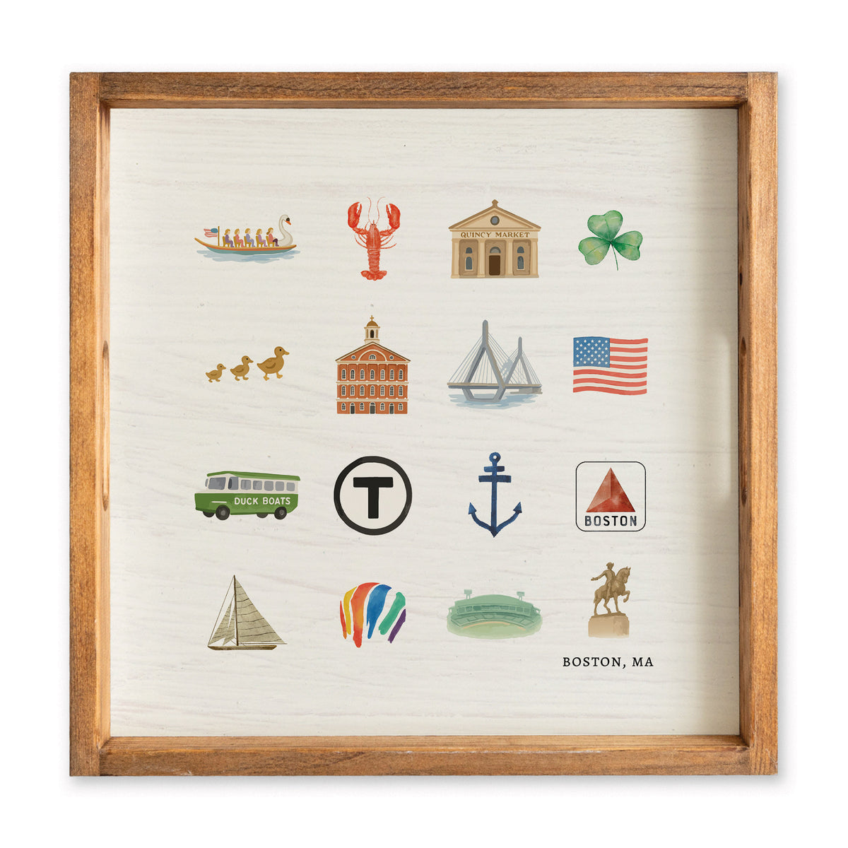 Boston Icons Serving Tray