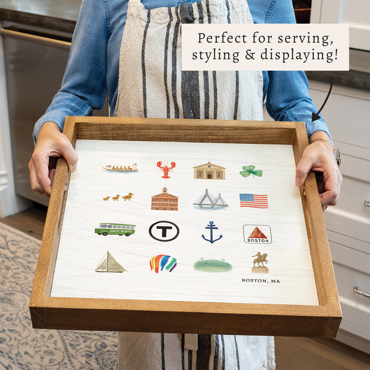 Boston Icons Serving Tray