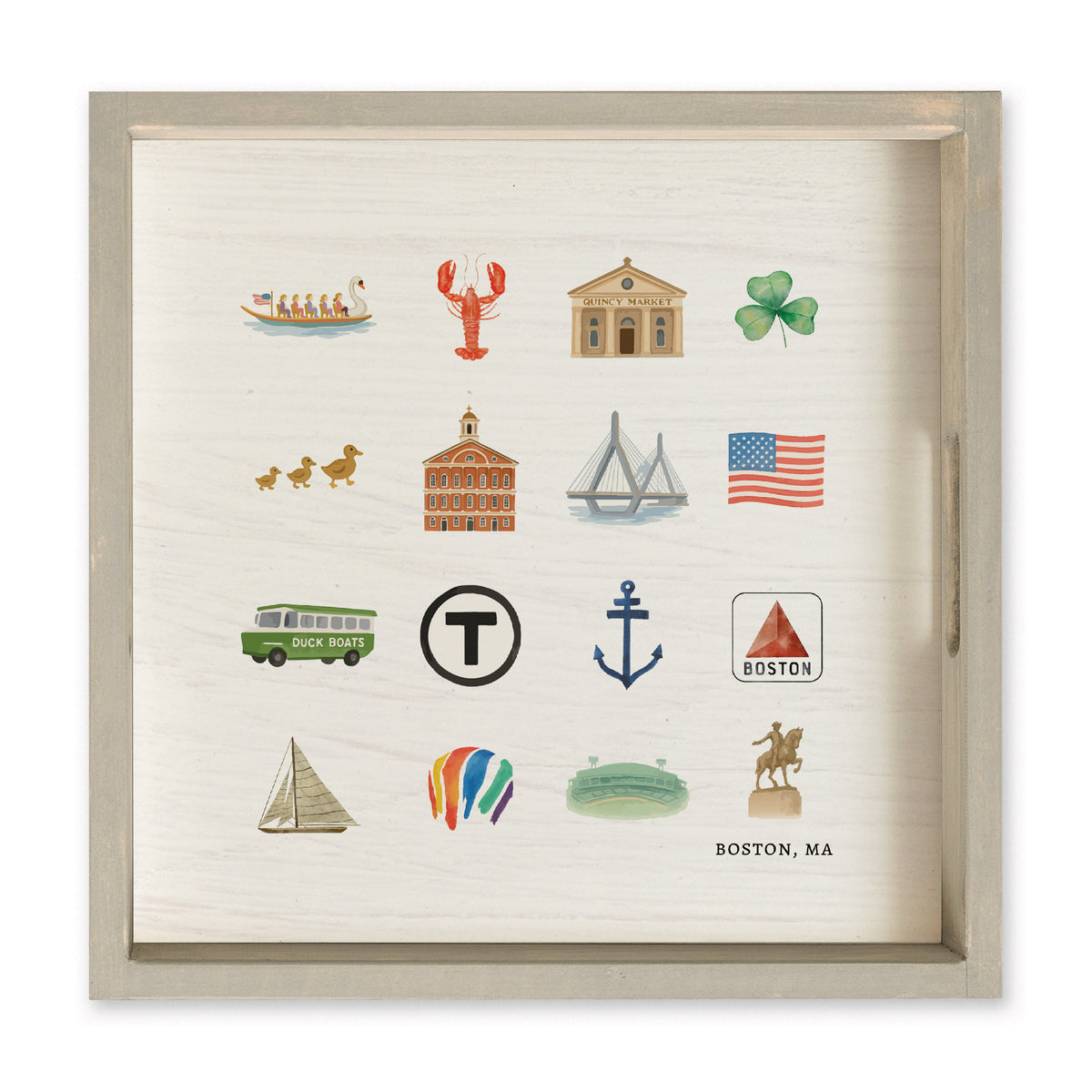 Boston Icons Serving Tray