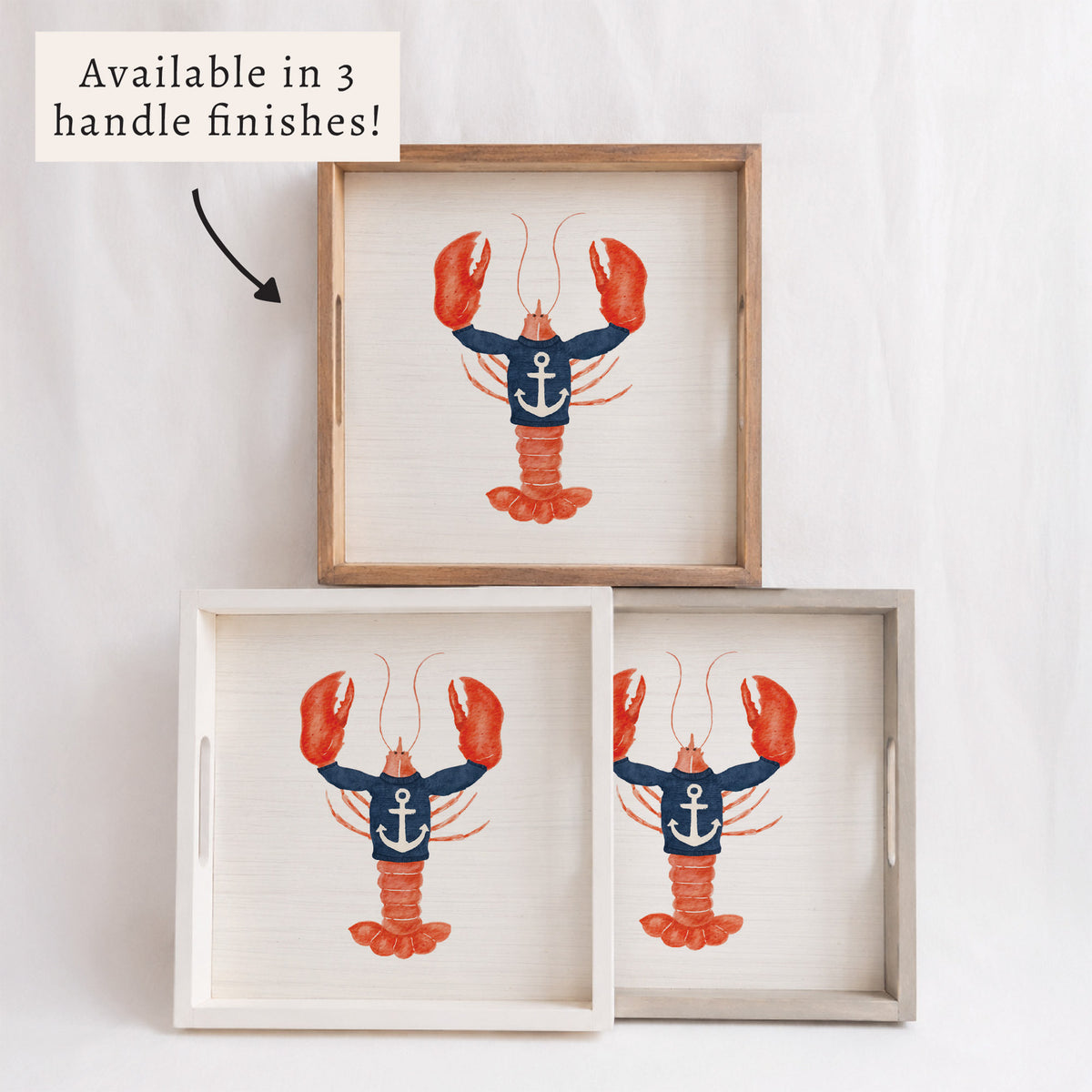 Nautical Lobster Serving Tray
