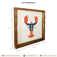 Nautical Lobster Serving Tray