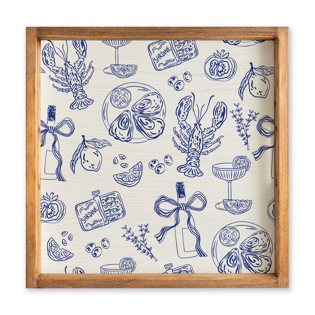 Summer Feast Icon Serving Tray