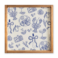 Summer Feast Icon Serving Tray