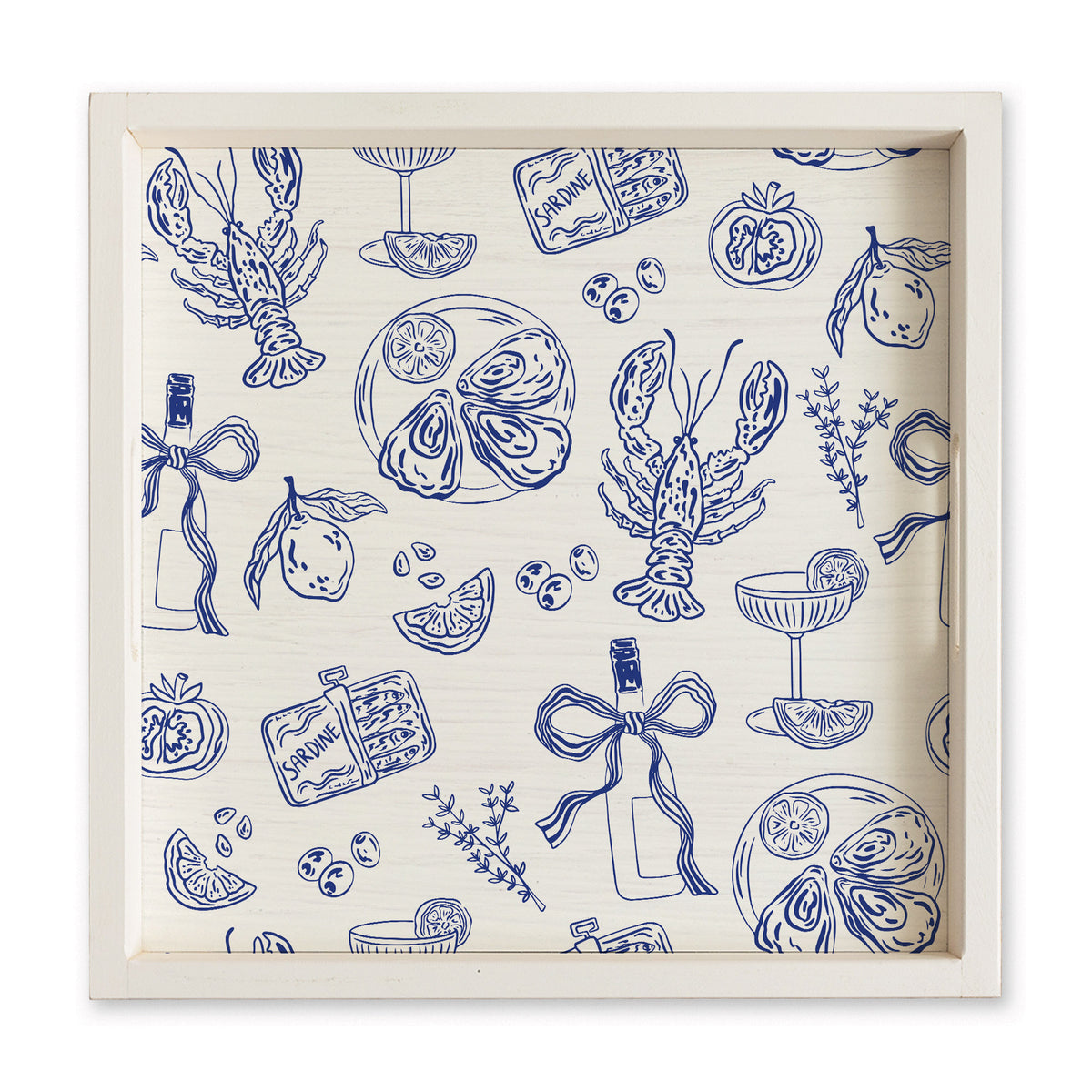 Summer Feast Icon Serving Tray