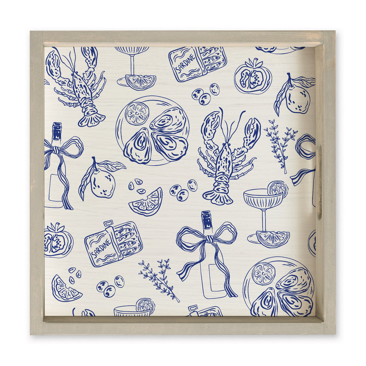 Summer Feast Icon Serving Tray