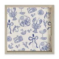 Summer Feast Icon Serving Tray