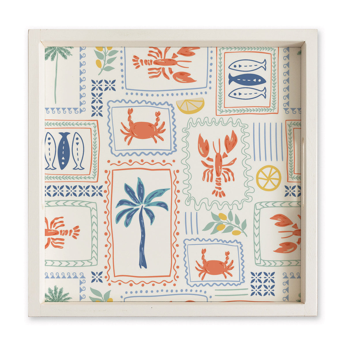 Seaside Tiles Serving Tray