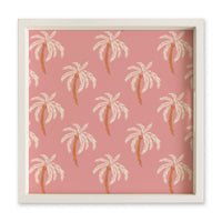 Pink Palm Tree Serving Tray